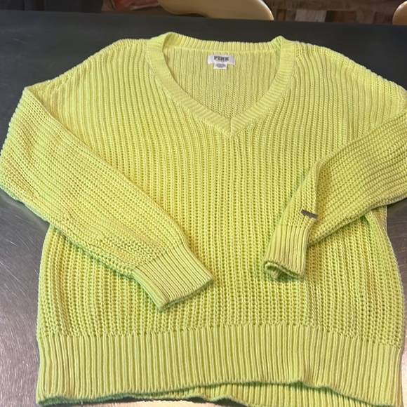 PINK Victoria's Secret Sweaters - Bright, yellow, Victoria’s Secret pink sweater